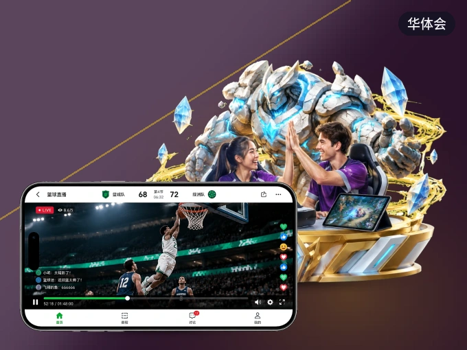 下载华体会 APP，随时随地看比赛